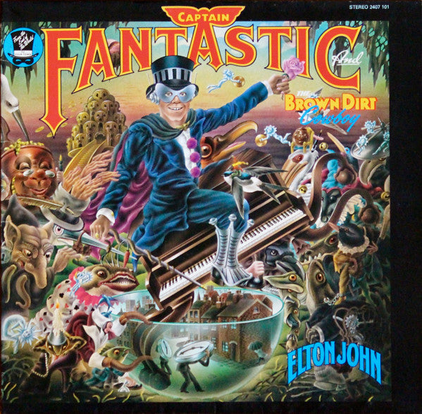 Elton John : Captain Fantastic And The Brown Dirt Cowboy (LP, Album)