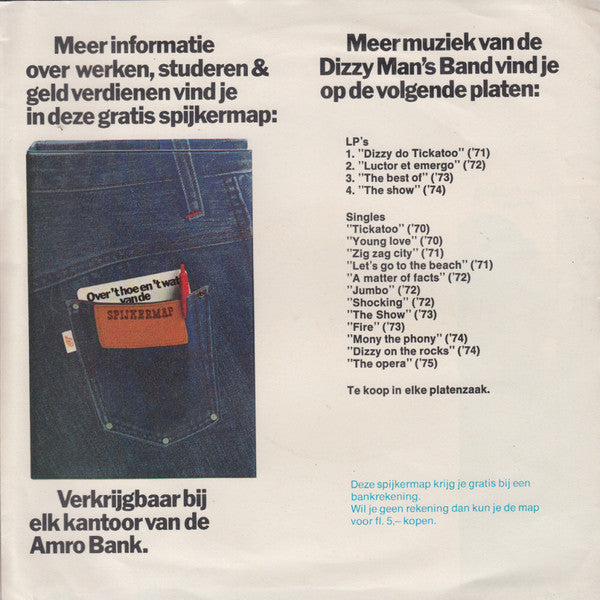 Dizzy Man's Band : There's Music In Money (Flexi, 7")