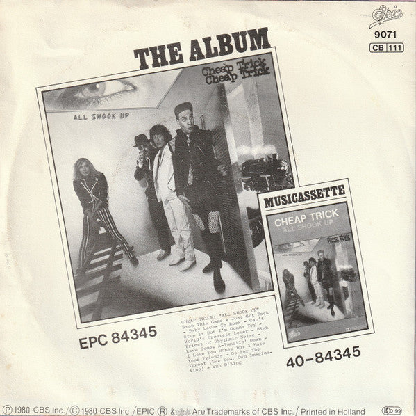 Cheap Trick : Stop This Game (7", Single)