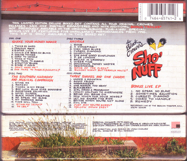 The Black Crowes : Sho' Nuff - The Complete Black Crowes (CD, Album, Enh, RE, RM + CD, Album, Enh, RE, RM + )