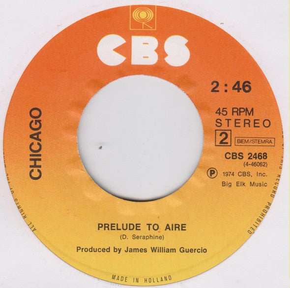 Chicago (2) : Call On Me (7", Single)