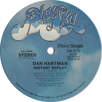 Dan Hartman : Instant Replay (12", Single)