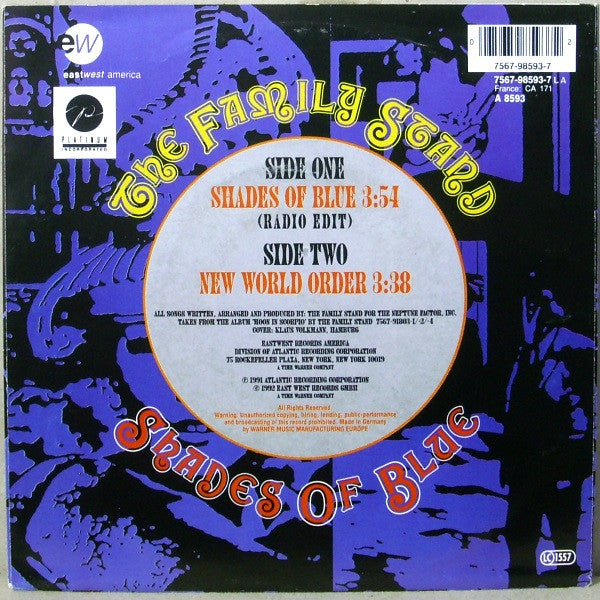 The Family Stand : Shades Of Blue (7", Single)