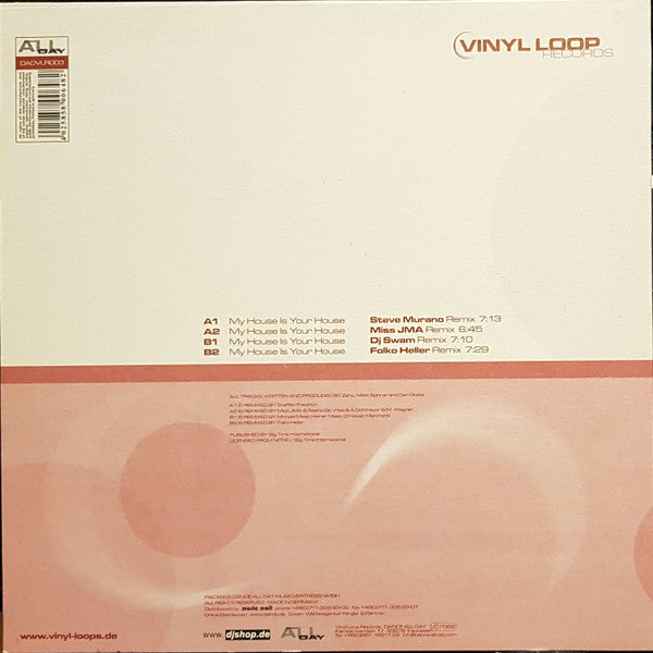 Montini Experience* : My House Is Your House 2002 (12")