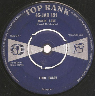Vince Eager : Makin' Love (7")