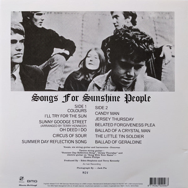 Donovan : Fairytale (LP, Album, Mono, Ltd, Num, Whi)