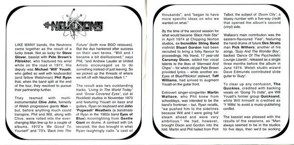 The Neutrons : Black Hole Star / Tales From The Blue Cocoons (CD, Comp)