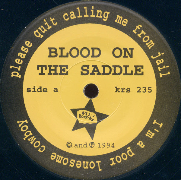 Blood On The Saddle : Blood On The Saddle (7", EP)