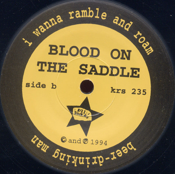 Blood On The Saddle : Blood On The Saddle (7", EP)