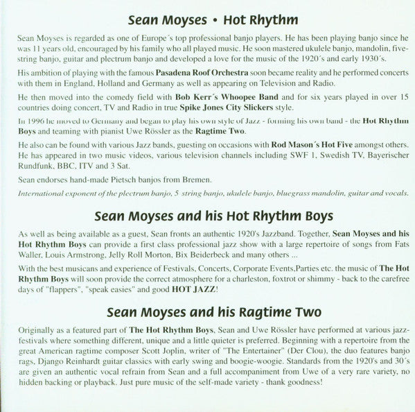 Sean Moyses : Hot Rhythm (CD, Album)