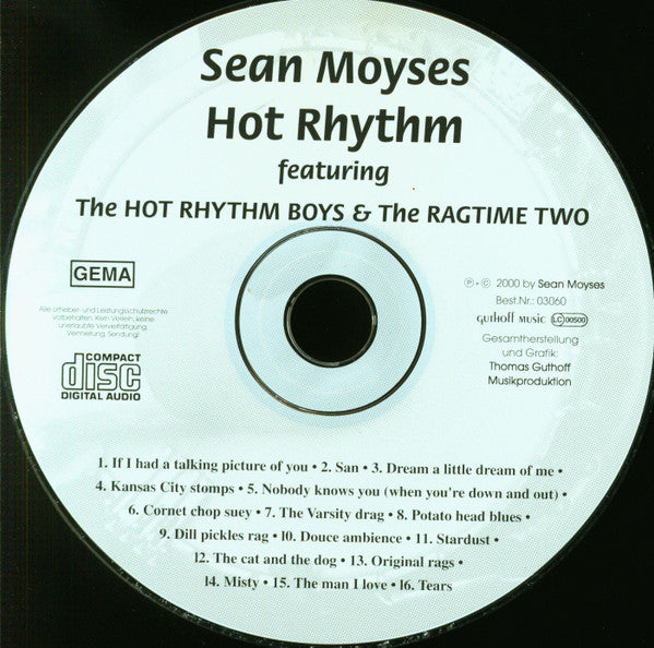 Sean Moyses : Hot Rhythm (CD, Album)