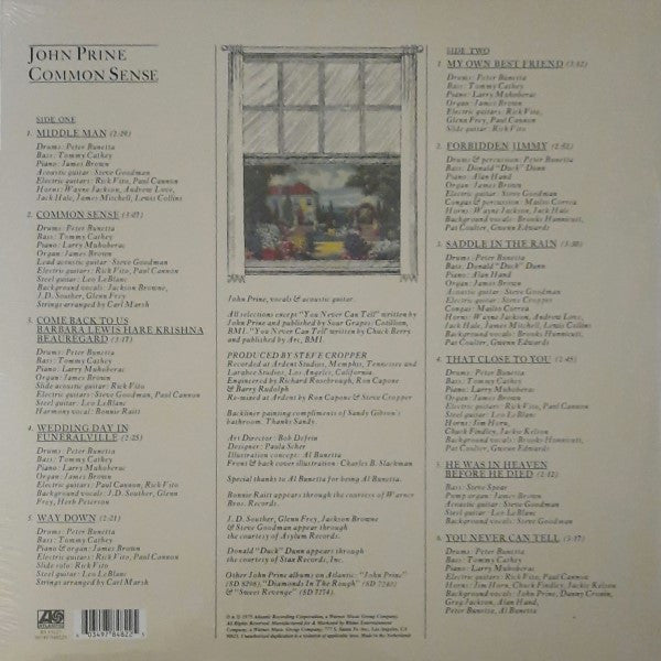 John Prine : Common Sense (LP, Album, RE, 180)