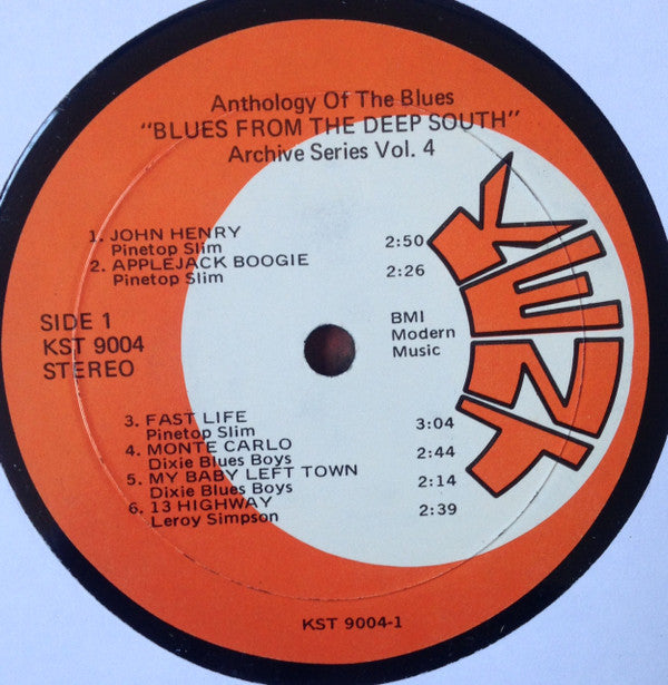 Various : Blues From The Deep South (LP, Comp)