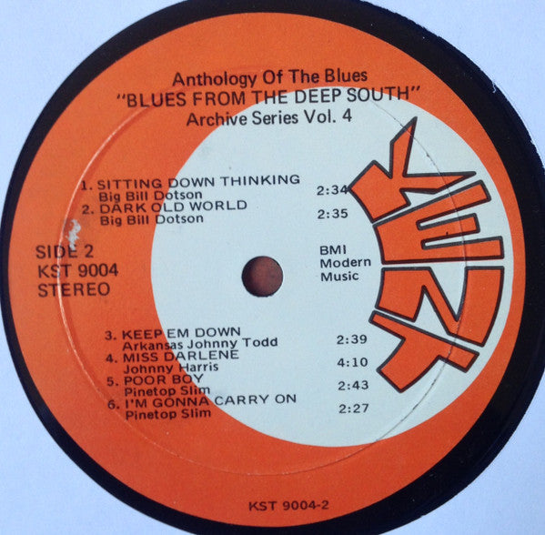 Various : Blues From The Deep South (LP, Comp)