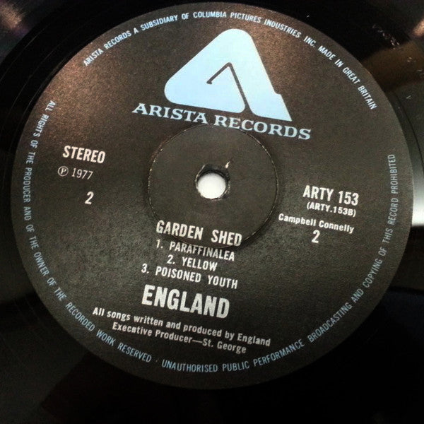 England (2) : Garden Shed (LP, Album)