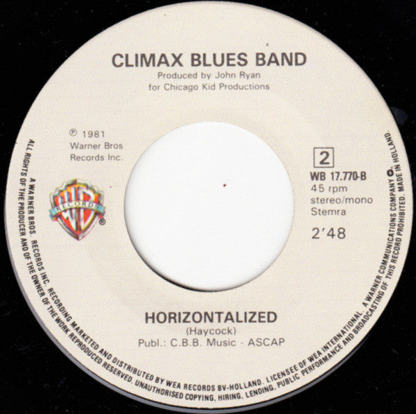 Climax Blues Band : I Love You (7", Single)