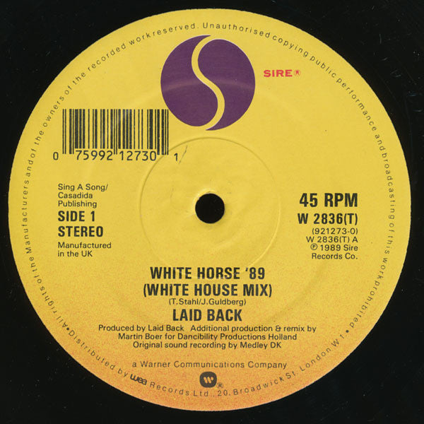Laid Back : White Horse '89 (12", Single)