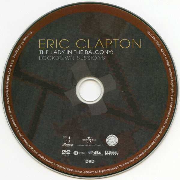 Eric Clapton : The Lady In The Balcony: Lockdown Sessions (CD + DVD-V, Multichannel, NTSC + Blu-ray, Multicha)