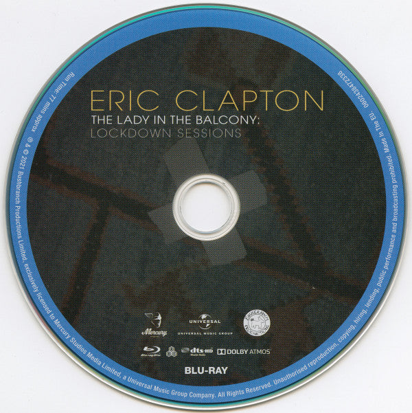 Eric Clapton : The Lady In The Balcony: Lockdown Sessions (CD + DVD-V, Multichannel, NTSC + Blu-ray, Multicha)