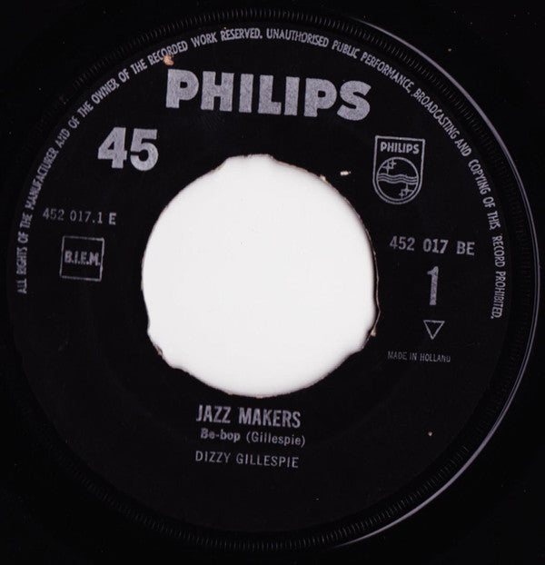 Dizzy Gillespie : Jazz Makers (7", EP)
