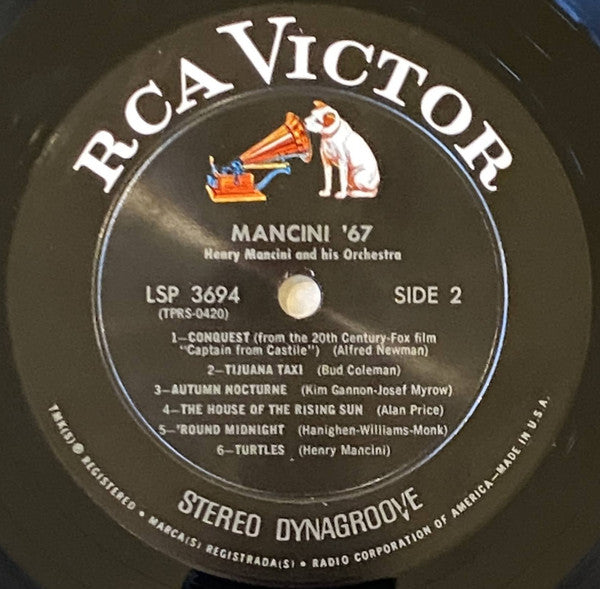 Henry Mancini And His Orchestra : Mancini '67 (The Big Band Sound Of Henry Mancini) (LP, Album, Ind)