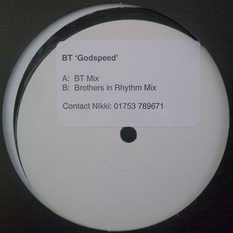 BT : Godspeed (12", W/Lbl, Sti)