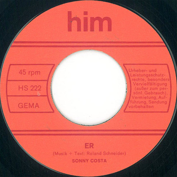 Sonny Costa : Homo Joe / Er (7")