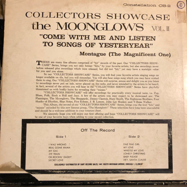 The Moonglows : Collectors Showcase Vol. II (LP, Comp)