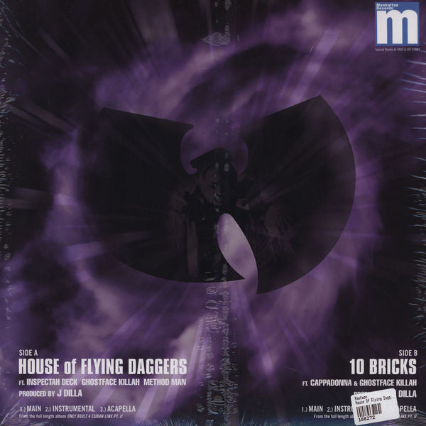 Chef Raekwon* : House Of Flying Daggers / 10 Bricks (12", Ltd)