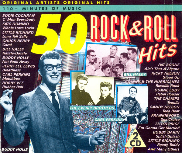 Various : 50 Rock & Roll Hits (2xCD, Comp)