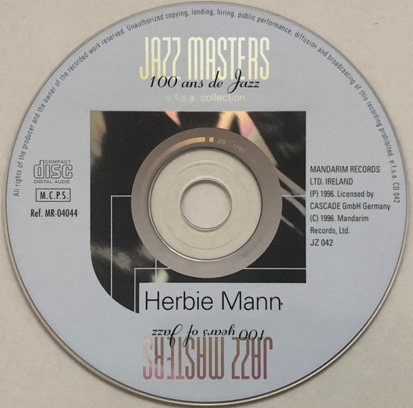 Herbie Mann : Jazz Masters - Herbie Mann (CD, Album)