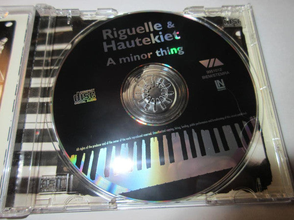 Riguelle & Hautekiet : A Minor Thing (CD, Album)