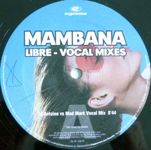 Mambana : Libre (Part 1 Of 2 - Vocal Mixes) (12")