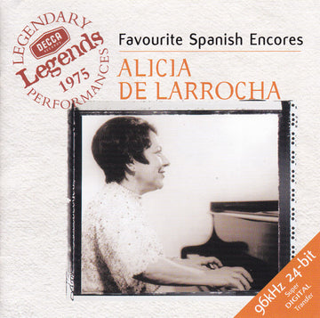 Alicia De Larrocha : Favourite Spanish Encores (CD, RE, RM)