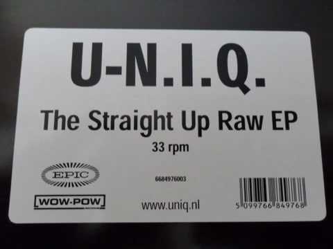 U-Niq (2) : Straight Up Raw (Vinyl, EP)