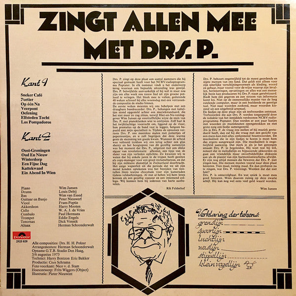 Drs. P.* : Zingt Allen Mee Met Drs. P. (LP, Album)