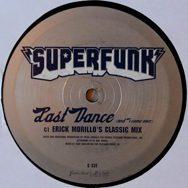 Superfunk : Last Dance (And I Come Over) (2x12", Promo)
