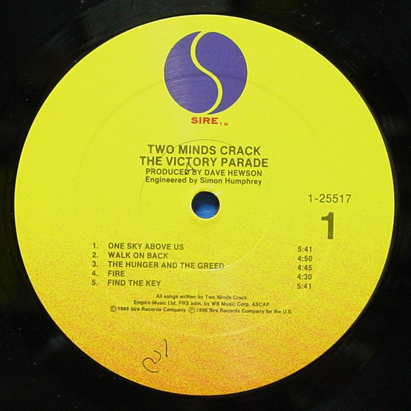Two Minds Crack : The Victory Parade (LP, Album, All)