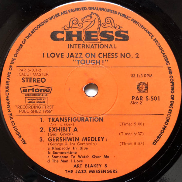 Art Blakey & The Jazz Messengers : Tough! (LP, Album, RE, Fli)