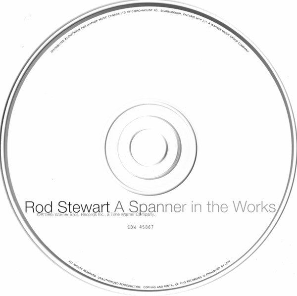 Rod Stewart : A Spanner In The Works (CD, Album)