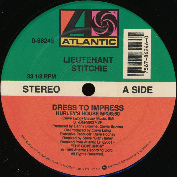 Lieutenant Stitchie : Dress To Impress (12")