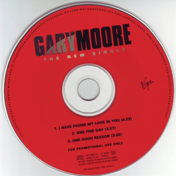 Gary Moore : The New Single (CD, Single, Promo)