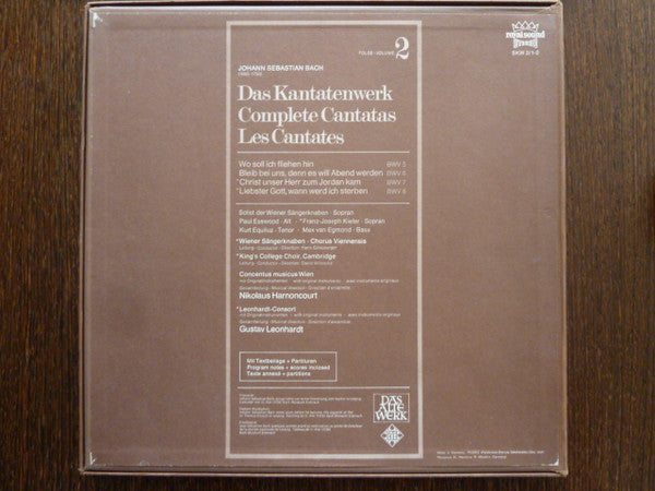 Johann Sebastian Bach : Kantatenwerk · Complete Cantatas | BWV 5-8 | 2 (2xLP + Box)