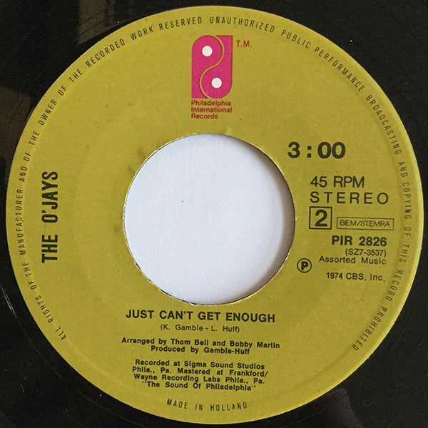 The O'Jays : Christmas Ain't Christmas, New Years Ain't New Years Without The One You Love (7")