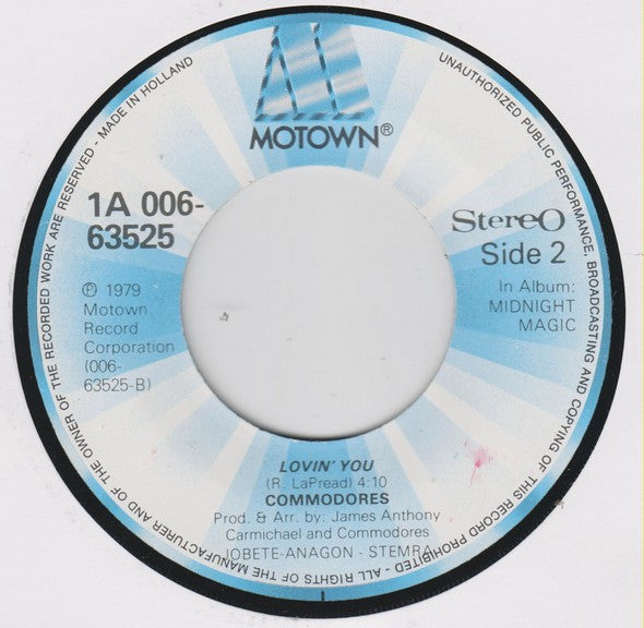 Commodores : Wonderland (7")