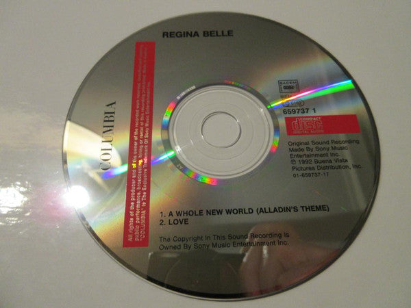 Peabo Bryson And Regina Belle : A Whole New World (Aladdin's Theme) (CD, Single, Car)