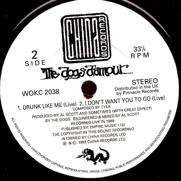 The Dogs D'Amour : Pretty Pretty Once (7", Single, Ltd)