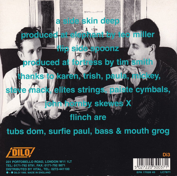 Flinch (3) : Skin Deep (7", Blu)