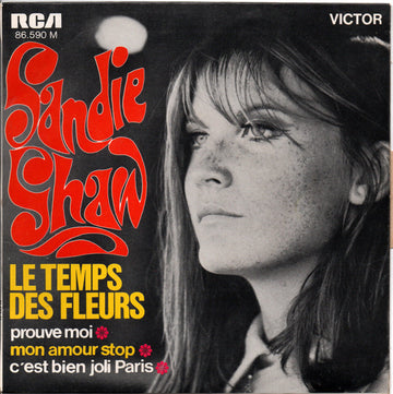 Sandie Shaw : Le Temps Des Fleurs (7", EP)