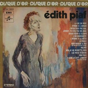 Edith Piaf : Le Disque D'Or D'Edith Piaf (LP, Comp, Gat)